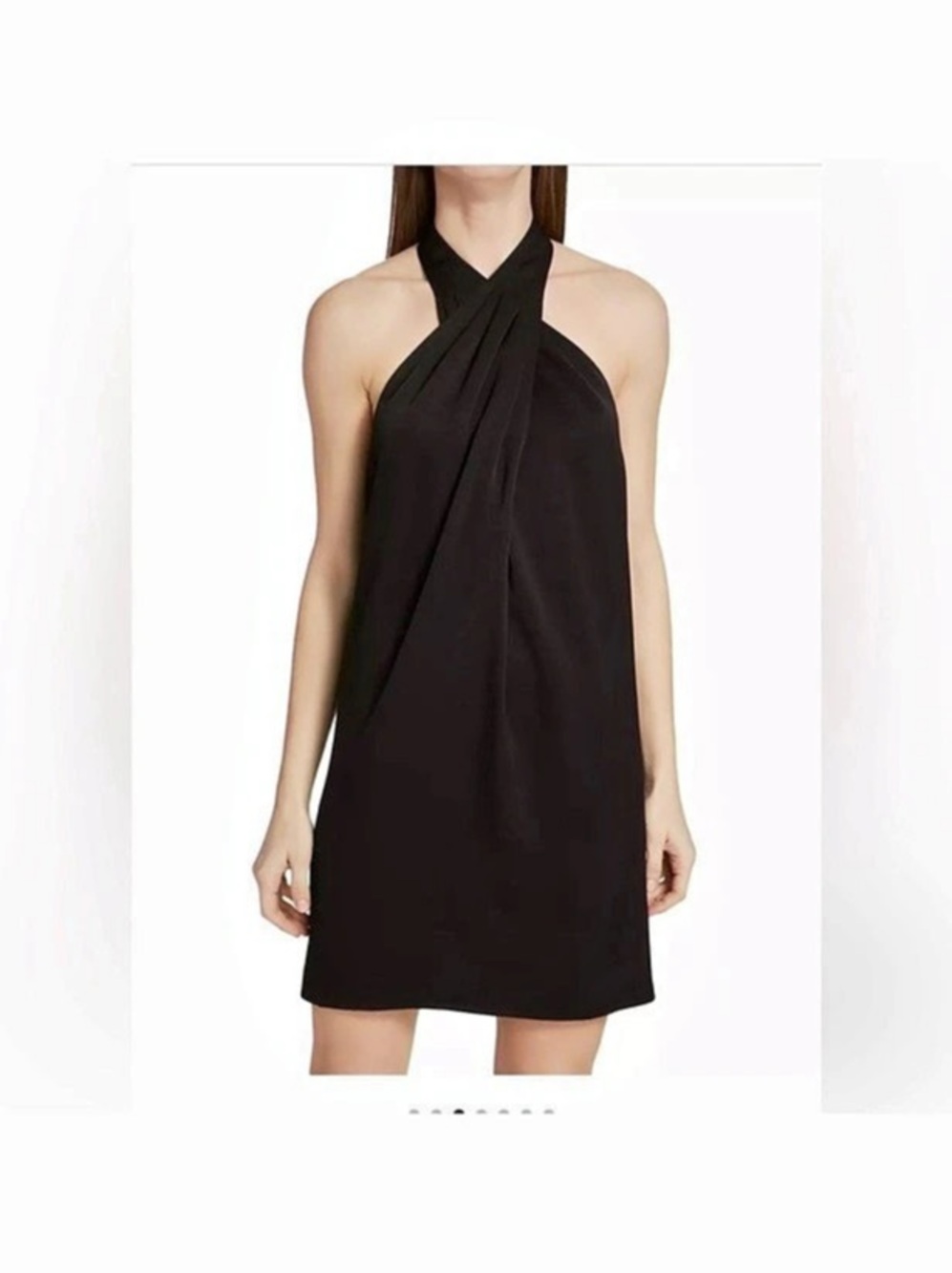 3.1 Phillip Lim Halter Mini Dress in Black Size 0